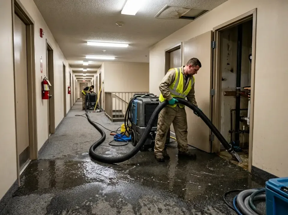 multi-unit-apartment-hallway-f-005 — frequently asked questions, Emergency Burst Pipe Water Extraction & Removal in Central…